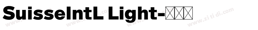 SuisseIntL Light字体转换 SuisseIntL Light字体转换